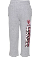 Oklahoma Sooners Infant Red Playmaker Hood Set Top and Bottom