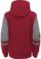 Oklahoma Sooners Toddler Stadium Long Sleeve Full Zip Sweatshirt - Red