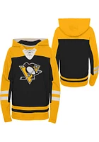 Pittsburgh Penguins Youth Black Ageless Revisited Long Sleeve Hoodie