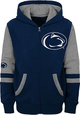 Penn State Nittany Lions Toddler Stadium Long Sleeve Full Zip Sweatshirt - Navy Blue
