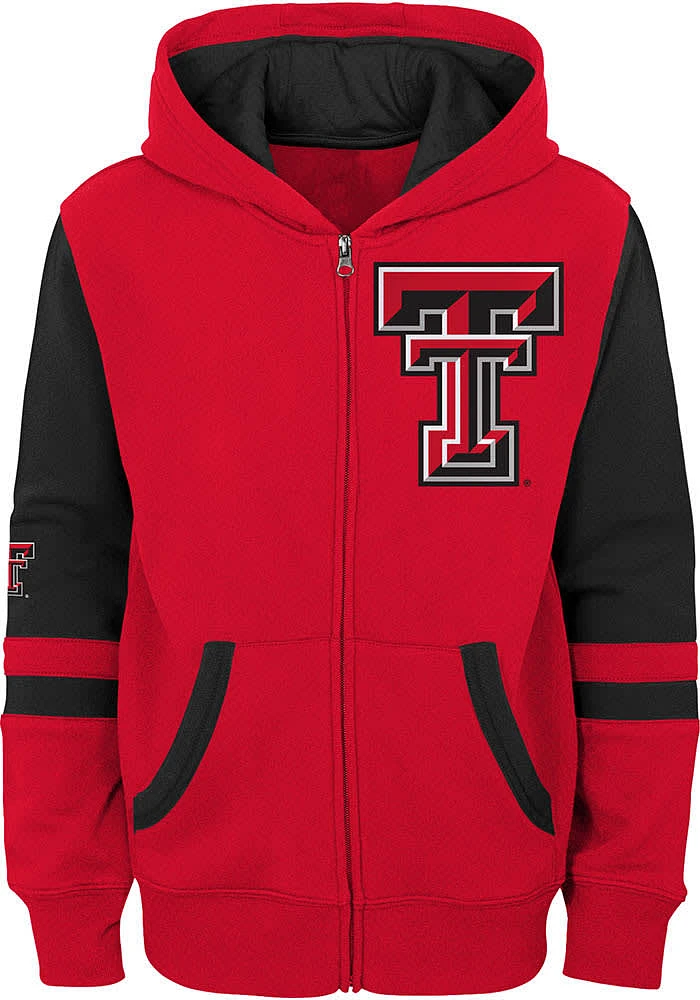 Texas Tech Red Raiders Toddler Stadium Long Sleeve Full Zip Sweatshirt