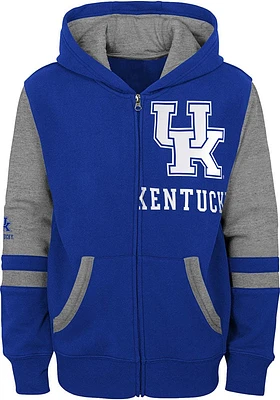 Kentucky Wildcats Toddler Stadium Long Sleeve Full Zip Sweatshirt - Blue