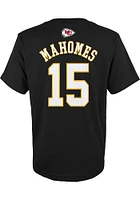 Patrick Mahomes Kansas City Chiefs Youth Black NN Player Tee