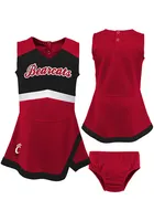 Cincinnati Bearcats Baby Red Captain Dress Set Cheer