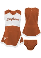 Texas Longhorns Baby Burnt Orange Captain Dress Set Cheer