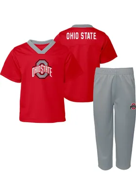 Ohio State Buckeyes Boys Red Mascot Zone SS Sweatpants