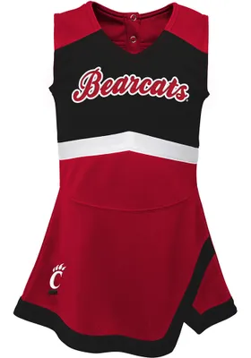 Cincinnati Bearcats Toddler Girls Red Captain Dress Sets Cheer