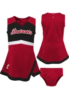 Cincinnati Bearcats Toddler Girls Red Captain Dress Sets Cheer