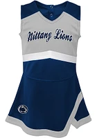 Penn State Nittany Lions Girls Navy Blue Captain Dress Cheer Set