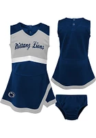 Penn State Nittany Lions Girls Navy Blue Captain Dress Cheer Set