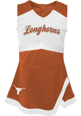 Texas Longhorns Girls Burnt Orange Captain Dress Set Cheer