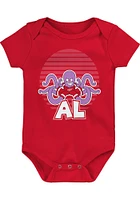 Outer Stuff Al The Octopus Detroit Red Wings Baby Mascot Pride Short Sleeve One Piece