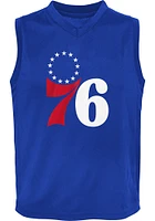 Joel Embiid  Outer Stuff Philadelphia 76ers Youth Primary N and Blue Basketball Jersey