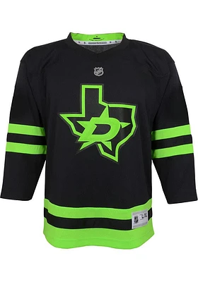 Dallas Stars Boys Black Replica Third Hockey Jersey