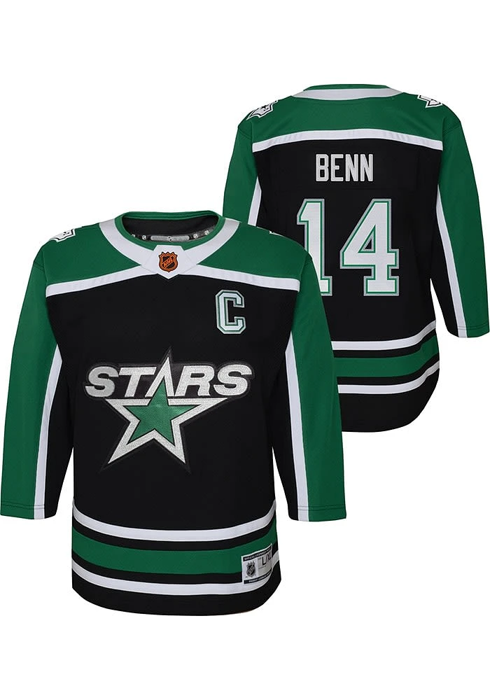 Jamie Benn Dallas Stars Boys Black Reverse Retro Premier Hockey Jersey