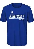 Kentucky Wildcats Boys Blue Engaged Short Sleeve T-Shirt