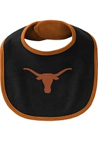 Texas Longhorns Baby Burnt Orange Mascot Little Champ Set One Piece with Bib