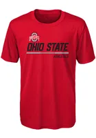 Ohio State Buckeyes Boys Red Engaged Short Sleeve T-Shirt