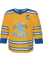 Ryan O'Reilly  St Louis Blues Boys Gold Reverse Retro Premier Hockey Jersey