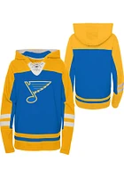 St Louis Blues Boys Blue Ageless Revisited Classic Long Sleeve Hooded Sweatshirt
