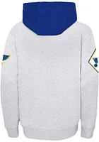 St Louis Blues Youth Grey Star Shootout Long Sleeve Hoodie