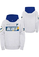 St Louis Blues Youth Grey Star Shootout Long Sleeve Hoodie