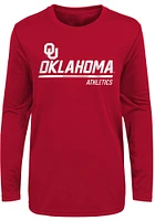 Oklahoma Sooners Youth Cardinal Engaged Long Sleeve T-Shirt