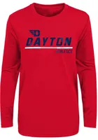 Dayton Flyers Youth Navy Blue Engaged Long Sleeve T-Shirt