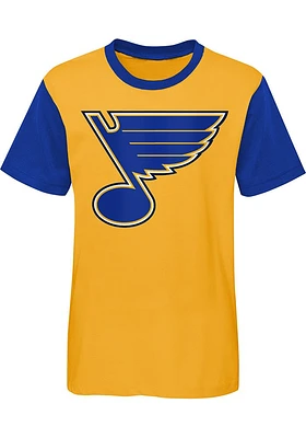 St Louis Blues Youth Blue Winning Streak Short Sleeve Fashion T-Shirt
