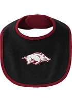 Arkansas Razorbacks Baby Cardinal Little Champ Booties Set One Piece with Bib