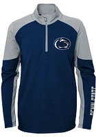 Penn State Nittany Lions Boys Navy Blue Audible Long Sleeve Qtr Zip