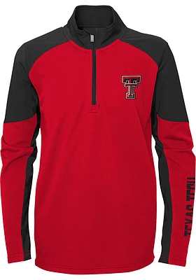 Texas Tech Red Raiders Boys Audible Long Sleeve Qtr Zip