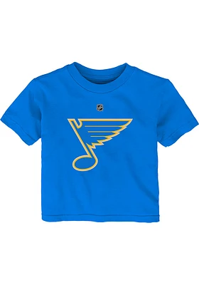 St Louis Blues Infant Flat Third Jersey Logo Short Sleeve T-Shirt Light Blue