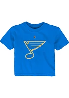 St Louis Blues Infant Flat Third Jersey Logo Short Sleeve T-Shirt Light Blue