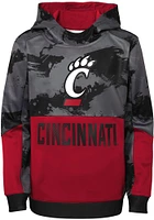 Cincinnati Bearcats Youth Red Covert Long Sleeve Hoodie