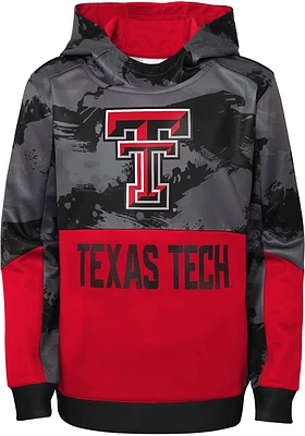 Texas Tech Red Raiders Boys Covert Long Sleeve Hooded Sweatshirt