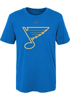 Ryan O'Reilly  St Louis Blues Boys Light Blue Flat Third NN Short Sleeve T-Shirt