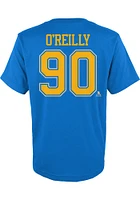 Ryan O'Reilly St Louis Blues Youth Light Blue Flat Third NN Player Tee