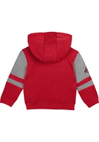 Ohio State Buckeyes Baby Stadium Graphic Long Sleeve Full Zip Sweatshirt - Red