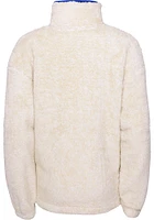 St Louis Blues Girls White Persevere Teddy LS Tops Qtr Zip