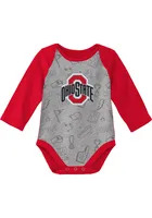 Ohio State Buckeyes Baby Red Play Set 2PK One Piece