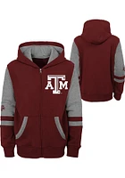 Texas A&M Aggies Youth Maroon Stadium Long Sleeve Full Zip Jacket