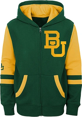 Baylor Bears Youth Green Stadium Long Sleeve Full Zip Jacket