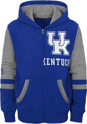 Kentucky Wildcats Youth Blue Stadium Long Sleeve Full Zip Jacket