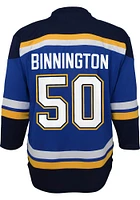 Jordan Binnington  St Louis Blues Baby Blue Replica Home Hockey Jersey
