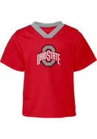 Ohio State Buckeyes Toddler Red Mascot Zone SS Set Top and Bottom