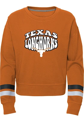 Texas Longhorns Girls Burnt Orange That 70s Show Long Sleeve Sweatshirt
