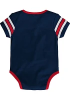 Columbus Blue Jackets Baby Pro Hockey Design Short Sleeve One Piece