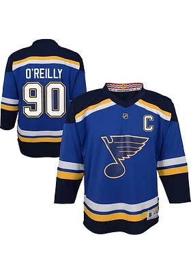 Ryan O'Reilly  St Louis Blues Baby Blue Replica Home Hockey Jersey