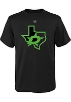 Tyler Seguin Dallas Stars Youth Black N&N Design Player Tee